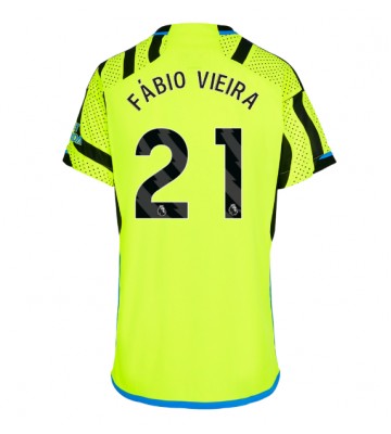 Arsenal Fabio Vieira #21 Udebanetrøje Dame 2023-24 Kort ærmer
